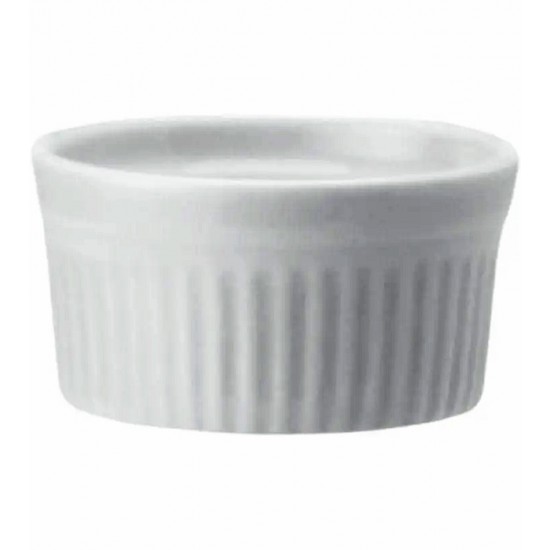 Ramekin 8cm Canelado 110ML Calora Porcelana Schmidt